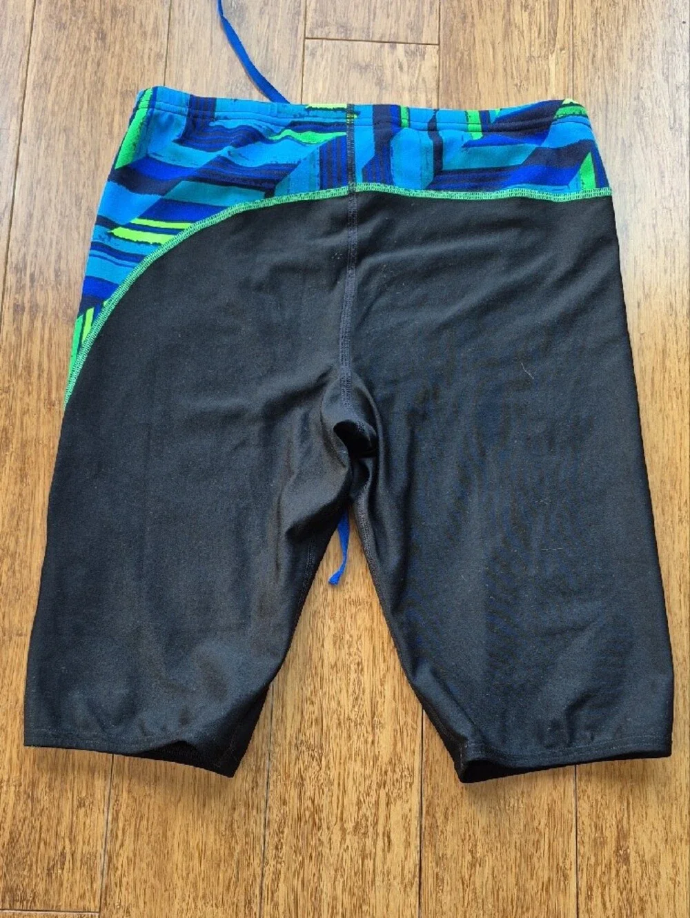 Speedo Boy’s Swim Suit — Black, Blue & Green